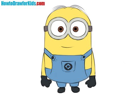 how to draw a minion|minion drawings for kids.
